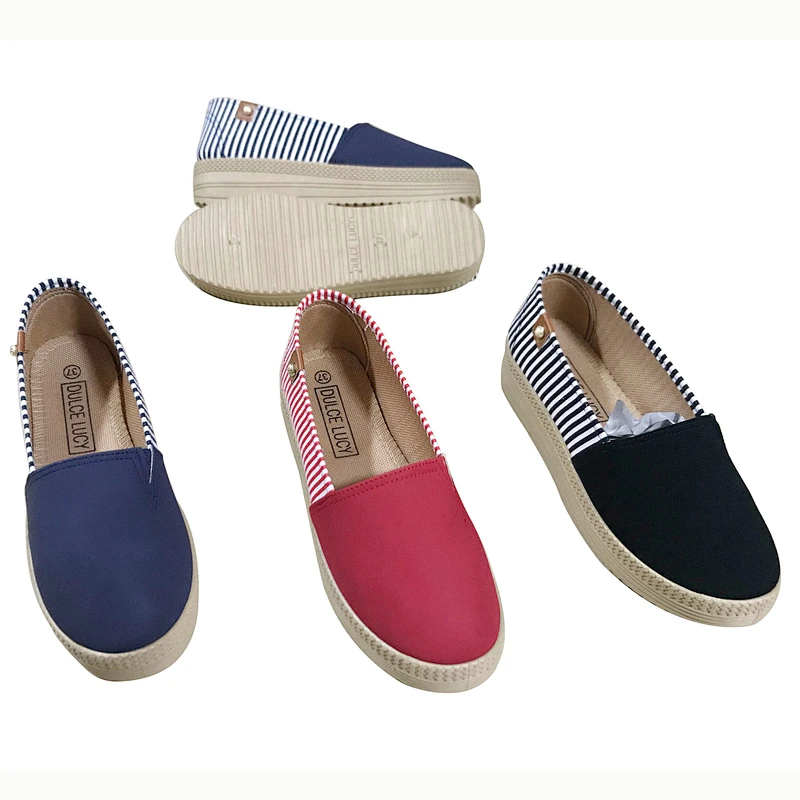 Women casual shoes custom canvas shoes injection leisure shoes