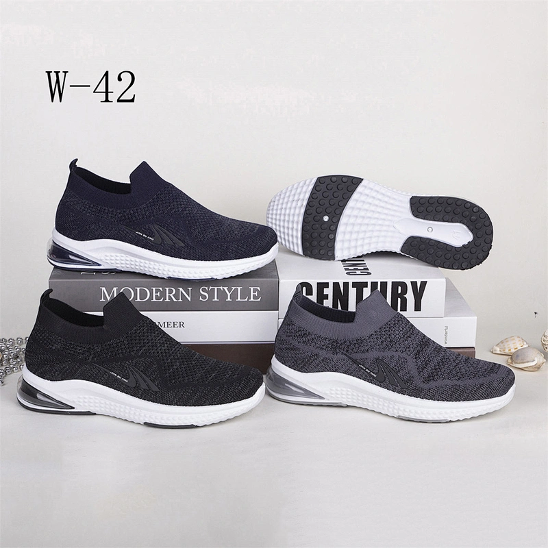 Custom Men Slip On Walking Style Injection Shoes Casual Sports Running Sneakers