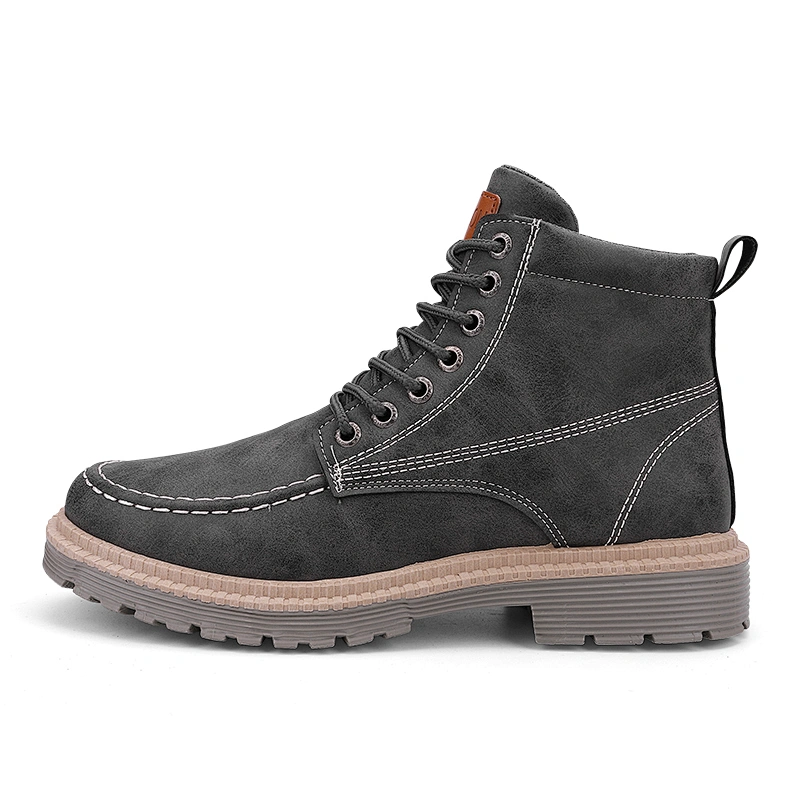 Men Safety Leather Shoes Army Boots New Design boot walking style shoes