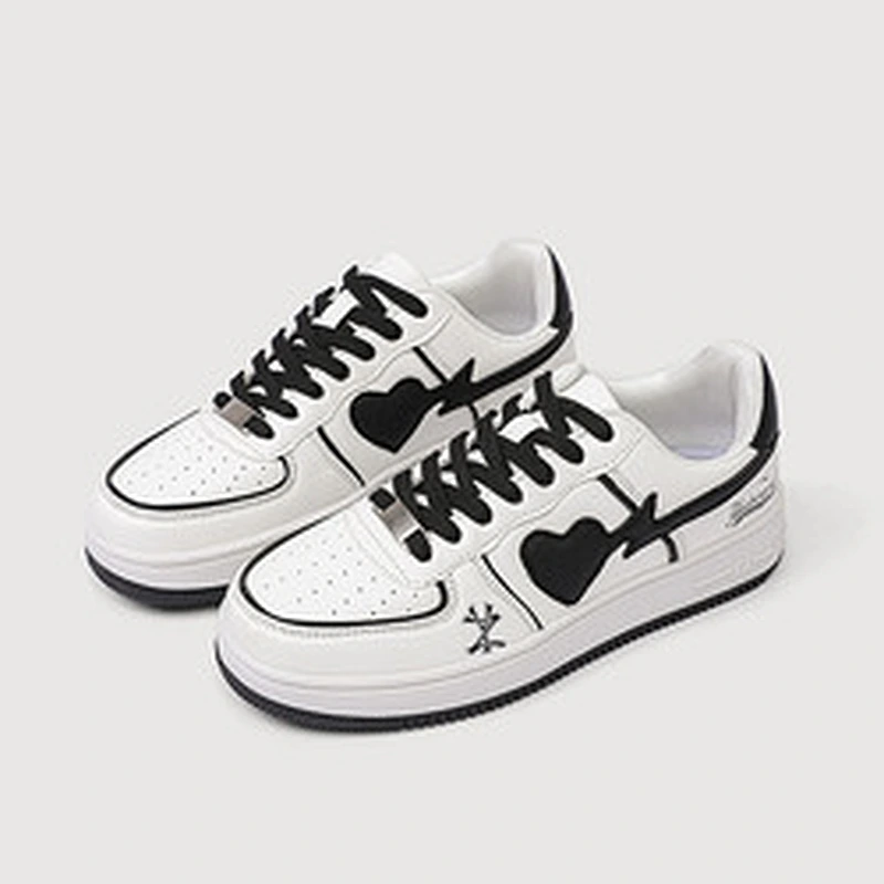 New star design women fashion couples shoes platform all-match casual sneaker board shoes
