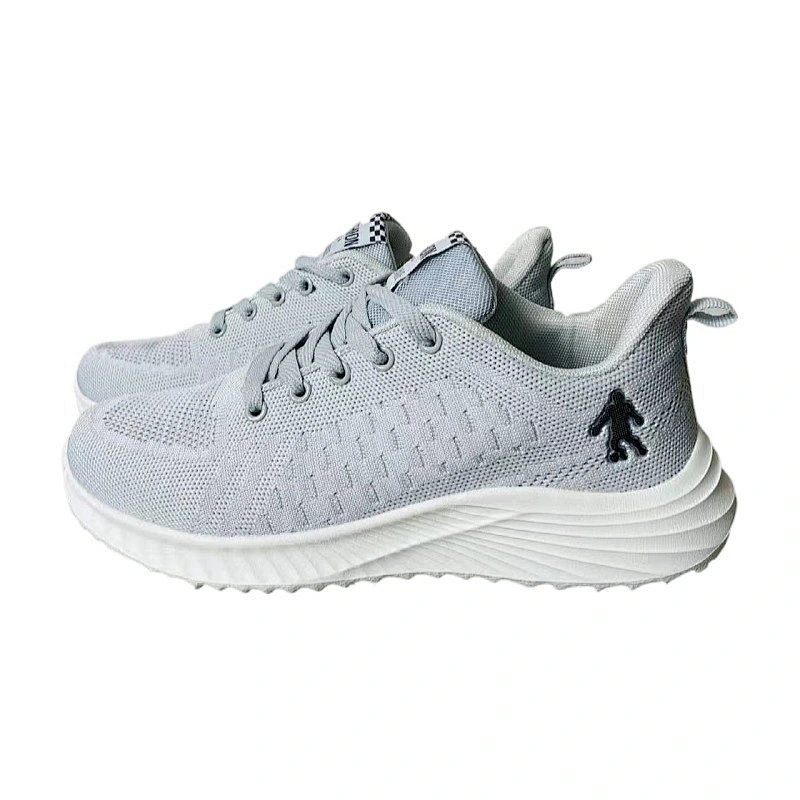 New Design Breathable Men Custom Fly Weave Casual Shoes Outdoor Sports Running Shoes