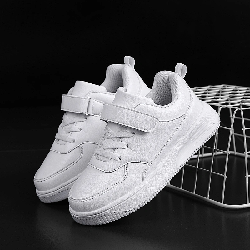 Hot Sale White School Shoes Kids Board Casual Sport Shoes Wholesale
