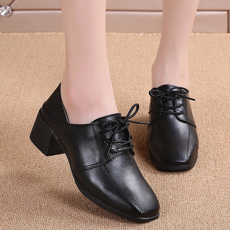 women shoes 2021 Women Leather Lace up Oxfords Casual Shoes casual shoes
