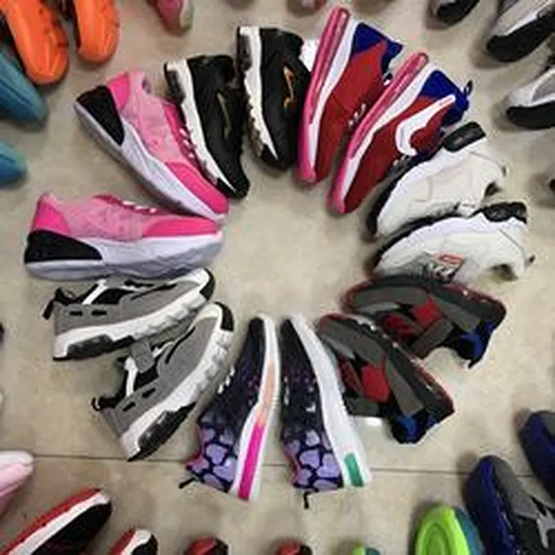 Mix color good quality  kids air cushion casual sneaker shoes stock shoes lots shoe stock lots