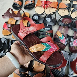 Women mix style sandals  breathable outdoor sandals middle aged non-slip sandals soft sole