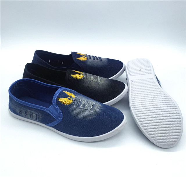 Custom cheap pvc Women Injection  Canvas Shoes