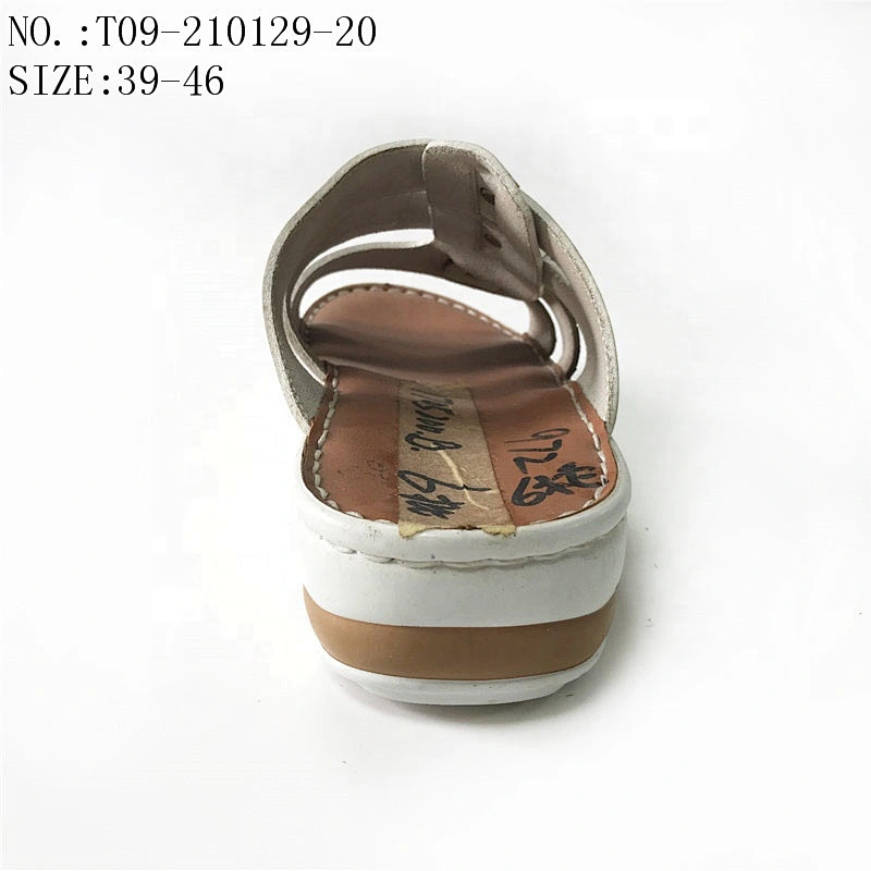 High quality lightweight sliders sandals outdoor leather slippers for men