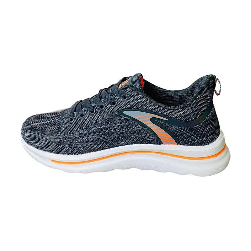 New Fashionable Custom Men Fly Weave Sneakers Breathable Sports Running Casual Shoes