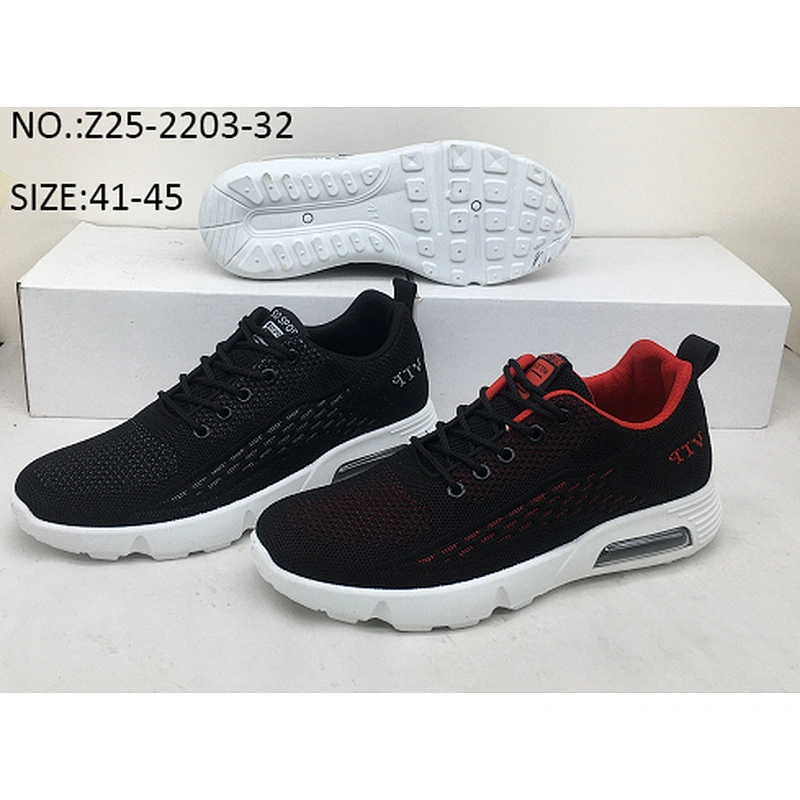 New Design Fly knit Upper Men Casual Sport Shoes Injection Sneaker Running Shoes