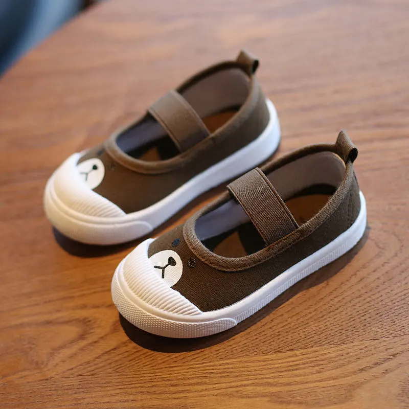 New Style Kids Leisure Flats Canvas Shoes