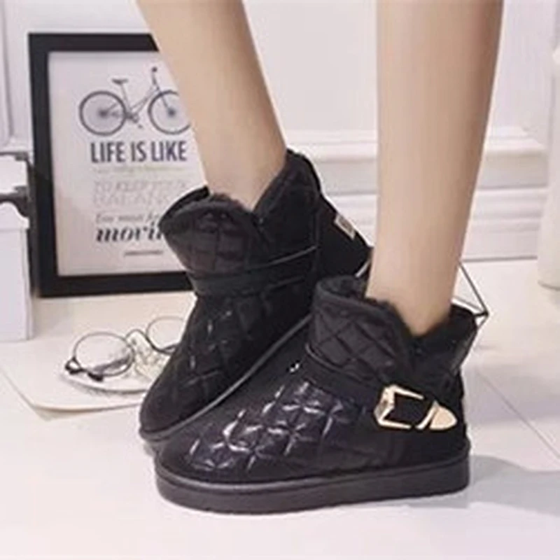 Winter Shoes Ladies Short Ankle Boot Women Warm Snow Boots