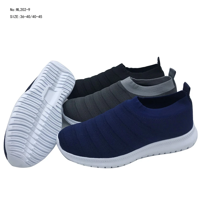 Custom Mesh Female Casual Socks Shoe Slip on Walking Style Sport Sneaker Running Women Shoe