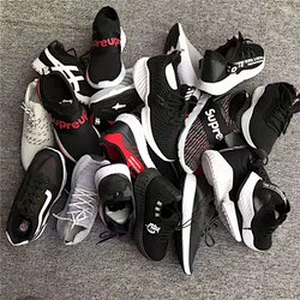 Mix style cheap fly knit men sports casual stock shoes sneakers shoes stock