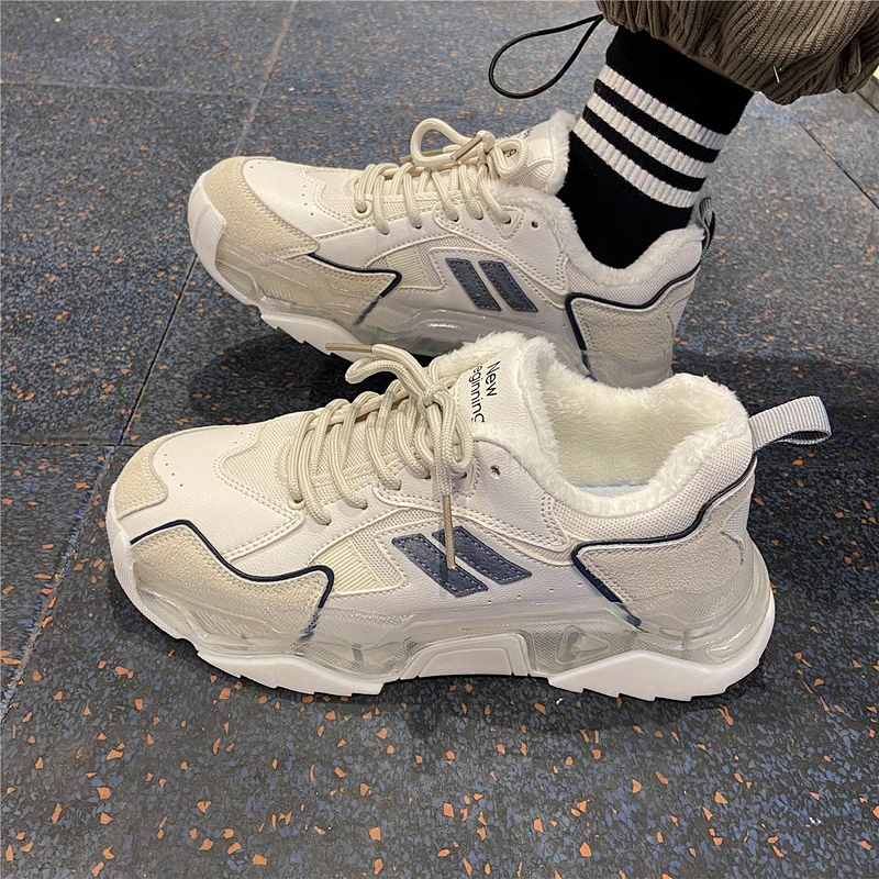 New Korean version sneakers women all-match running shoes jelly platform women casual shoes