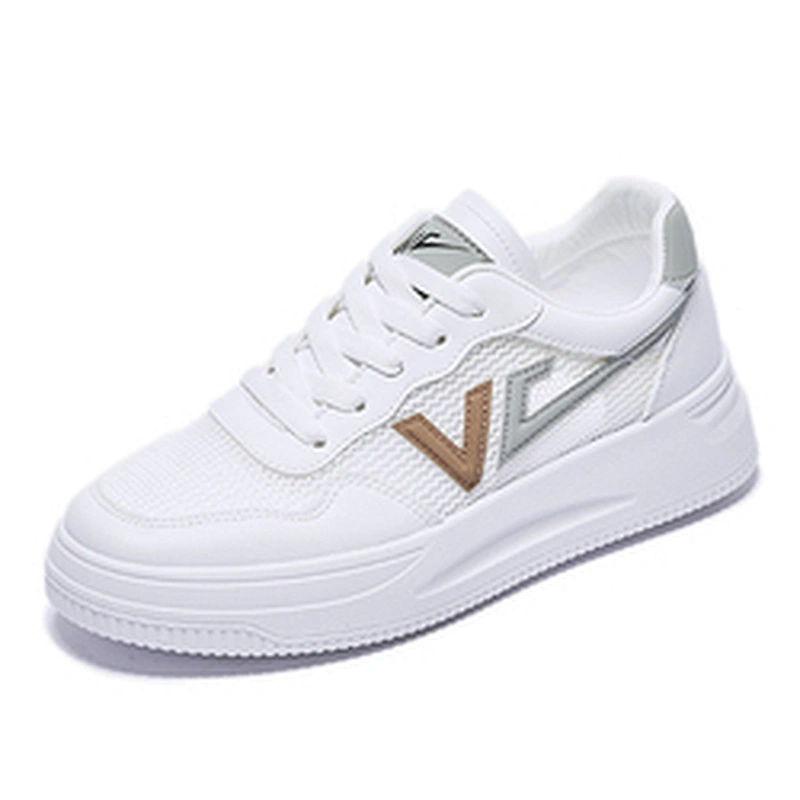 Women white shoes outdoor sport shoes Sneaker casual shoes stock