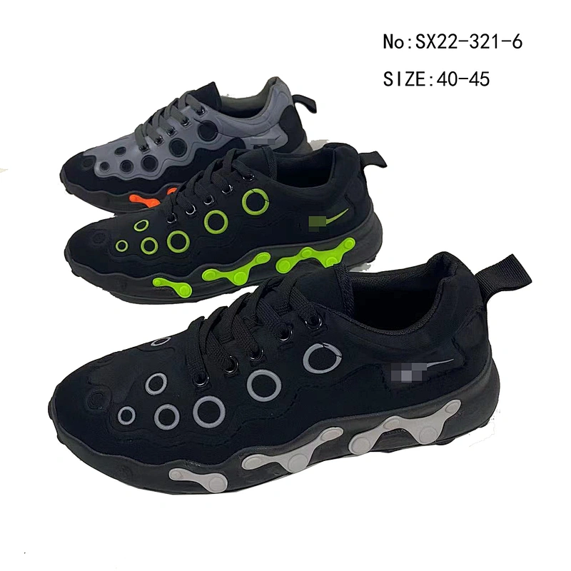 Custom injection fashion sport running sneakers casual sports shoes for men