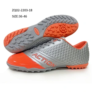 Factory new design indoor outdoor sports football shoes men casual soccer shoes