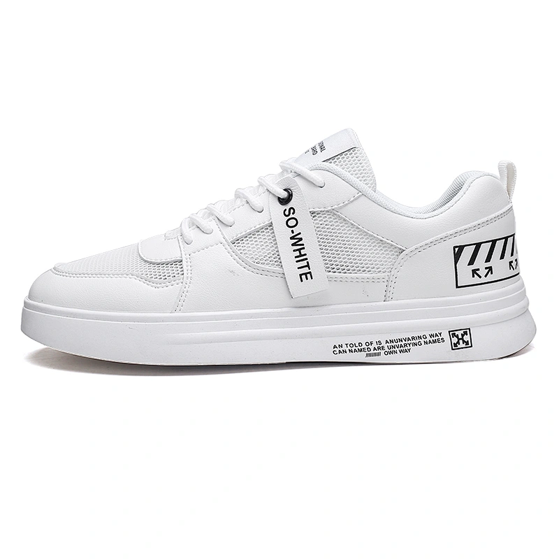 High Quality Fashion Men Leather Casual Shoes Sneaker Sport Running Board Shoes