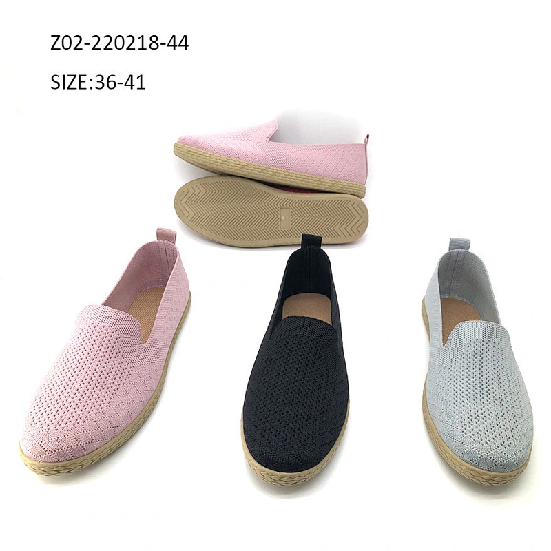 women injection custom    flat casual shoes loafers shoes