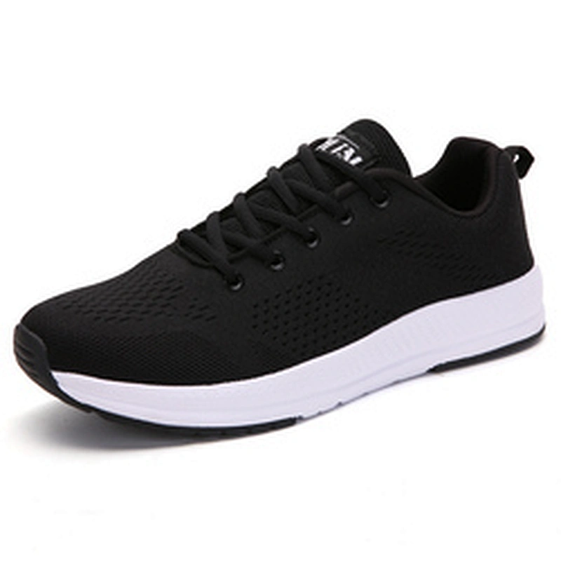 High Quality wholesale Men Fashion Sports Sneakers fly knitted  walking casual running shoes