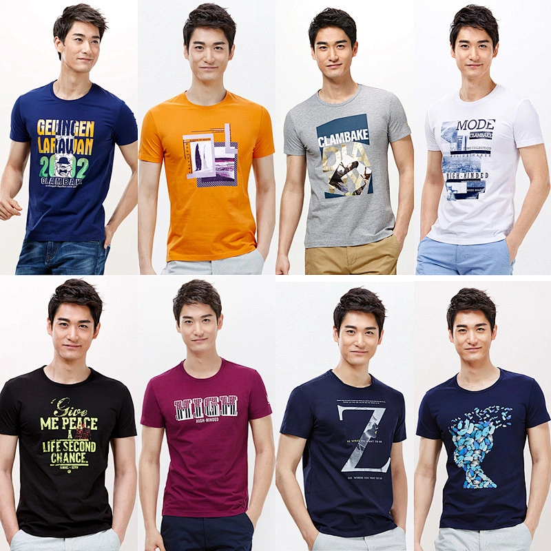Mixed style summer men short sleeve t shirt stock