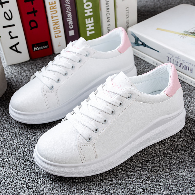 Fashion Women white Sports shoes Casual BoardSkate Shoes