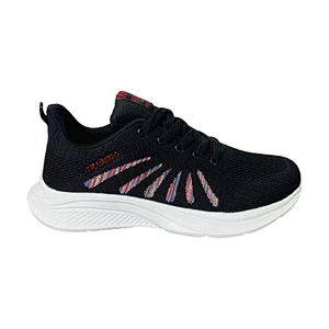 New Custom Fashion Men Fly Weave Casual Shoes Breathable Athletic Sports Running Shoes