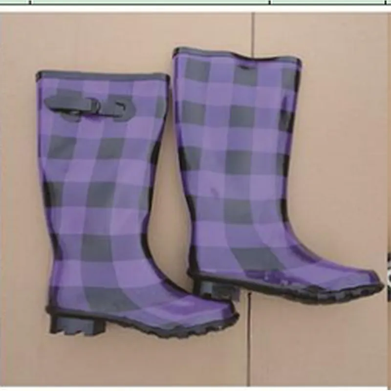 Mixed design women's rubber rain boots stock shoes