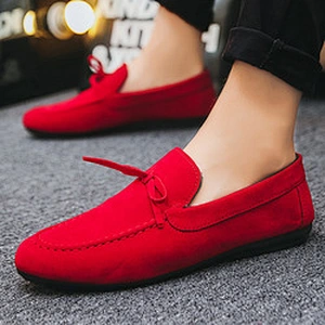 Hot sale cheap men casual slip on loafers driving  moccasin shoes
