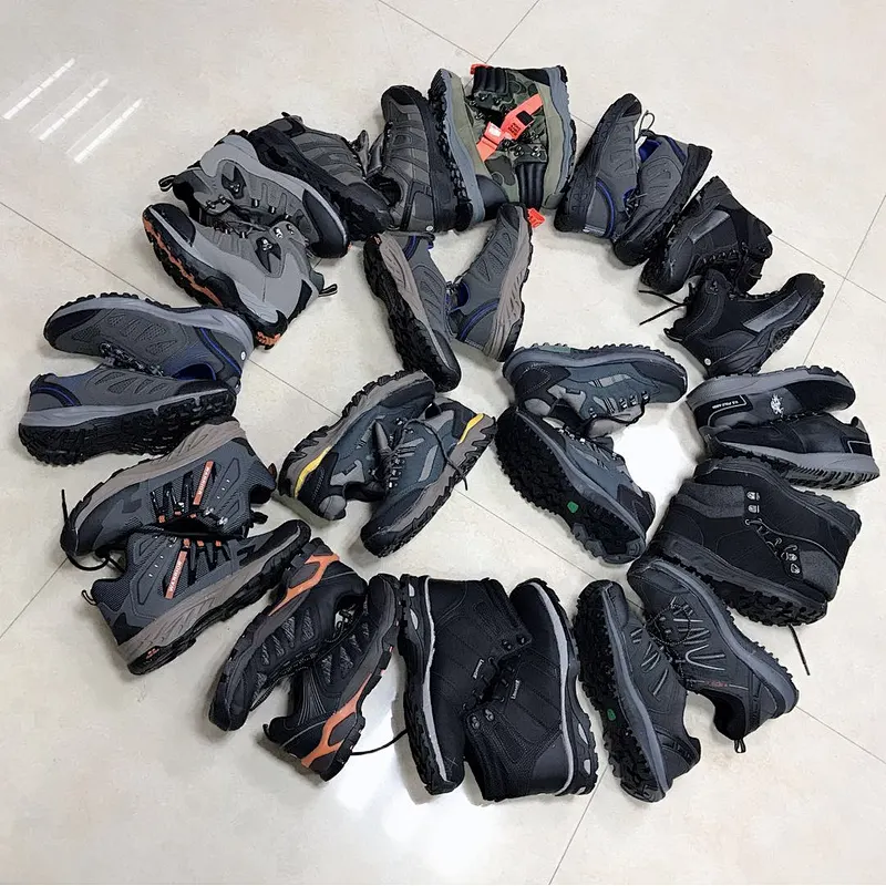 Mix style high quality men outdoor sneaker running hiking shoes stock shoes climbing shoes stock