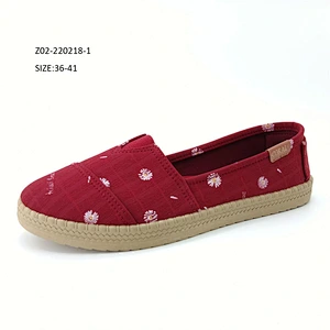 Comfortable Colorful Ladies Casual Shoes Wholesale Soft Women Espadrilles Platforms