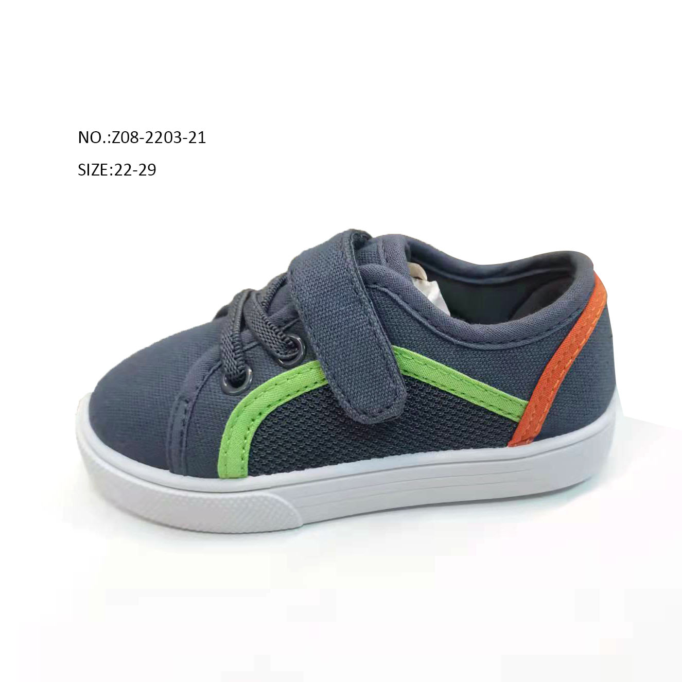 Good Quality Magic Tape Soft Kids Loafers sports Shoes Children Casual Canvas Shoes