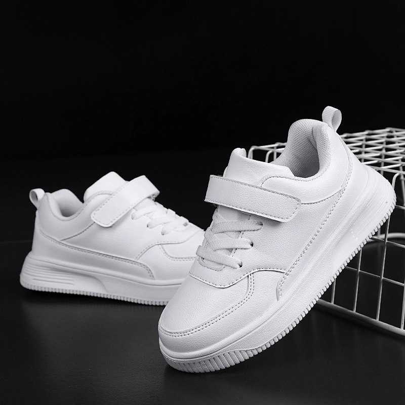 Hot Sale White School Shoes Kids Board Casual Sport Shoes Wholesale