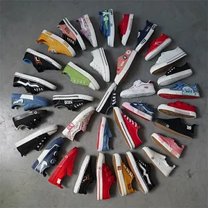 Mix design Children Casual Canvas Shoes Vulcanized Stock Shoes