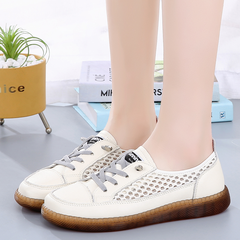women shoes 2021 Women Casual Comfort Soft Sneakers Genuine Leather Flats Oxford Shoes casual shoes