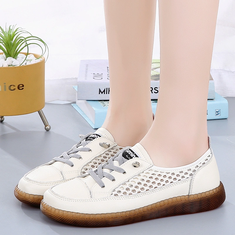 women shoes 2021 Women Casual Comfort Soft Sneakers Genuine Leather Flats Oxford Shoes casual shoes