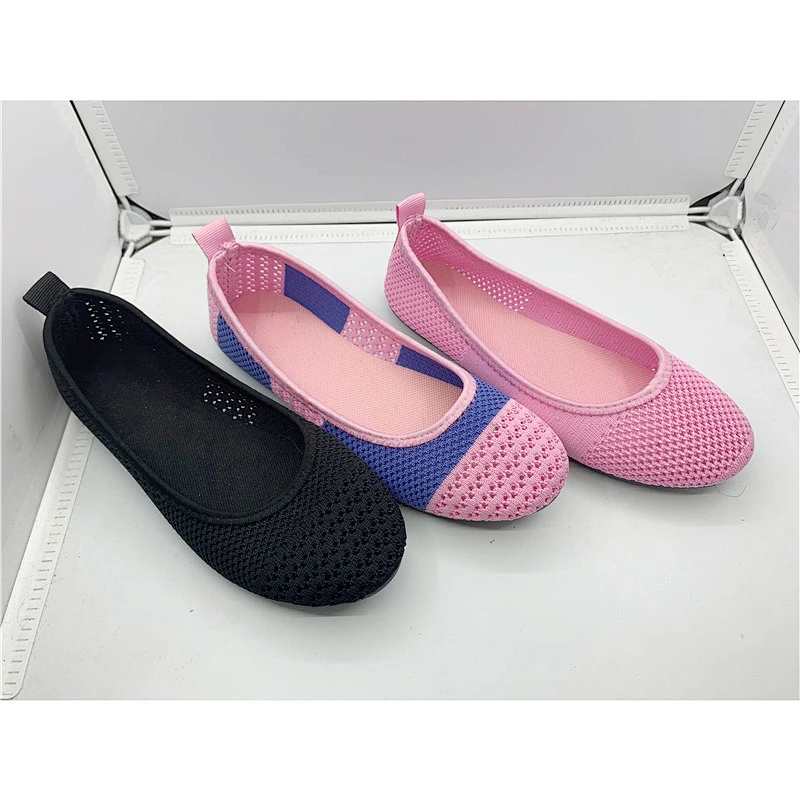 New Style Cheap Women dance shoes Injection Casual Flat Dress Shoes