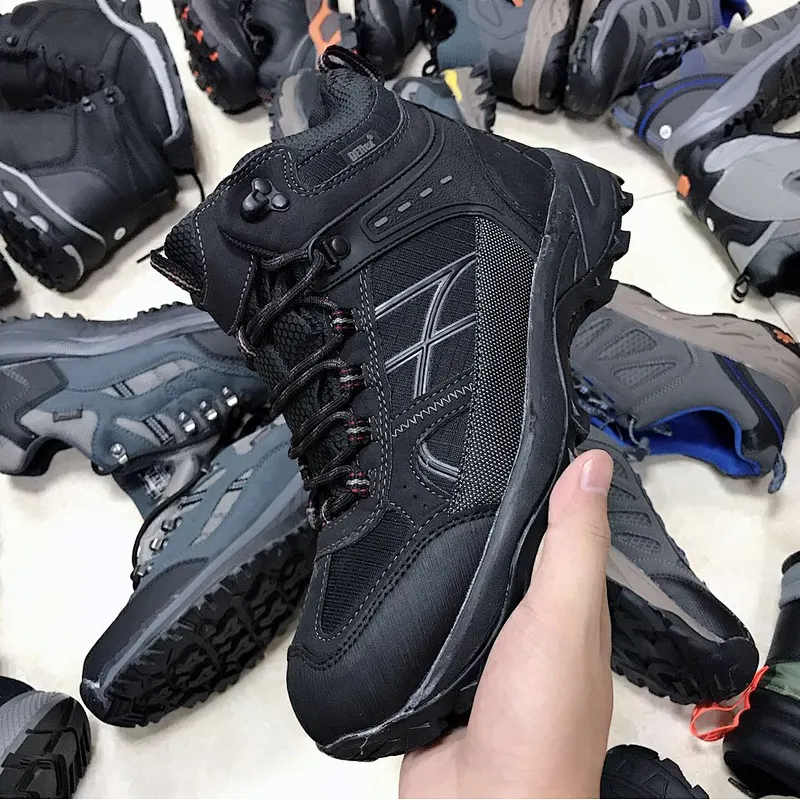 Mix style high quality men outdoor sneaker running hiking shoes stock shoes climbing shoes stock