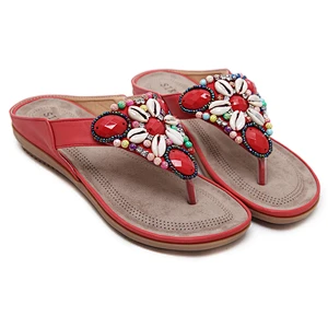 Summer fashion outdoor women beach slipper flip flops for ladies
