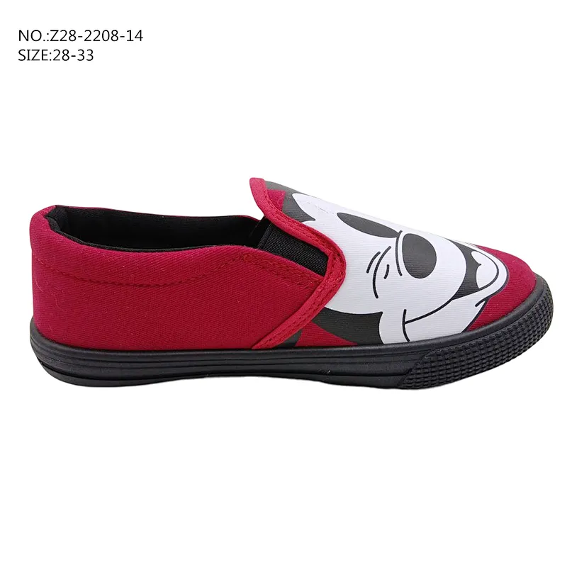 Fashion Custom Kids Children flat Canvas Shoes Injection Slip on casual Loafers Shoes