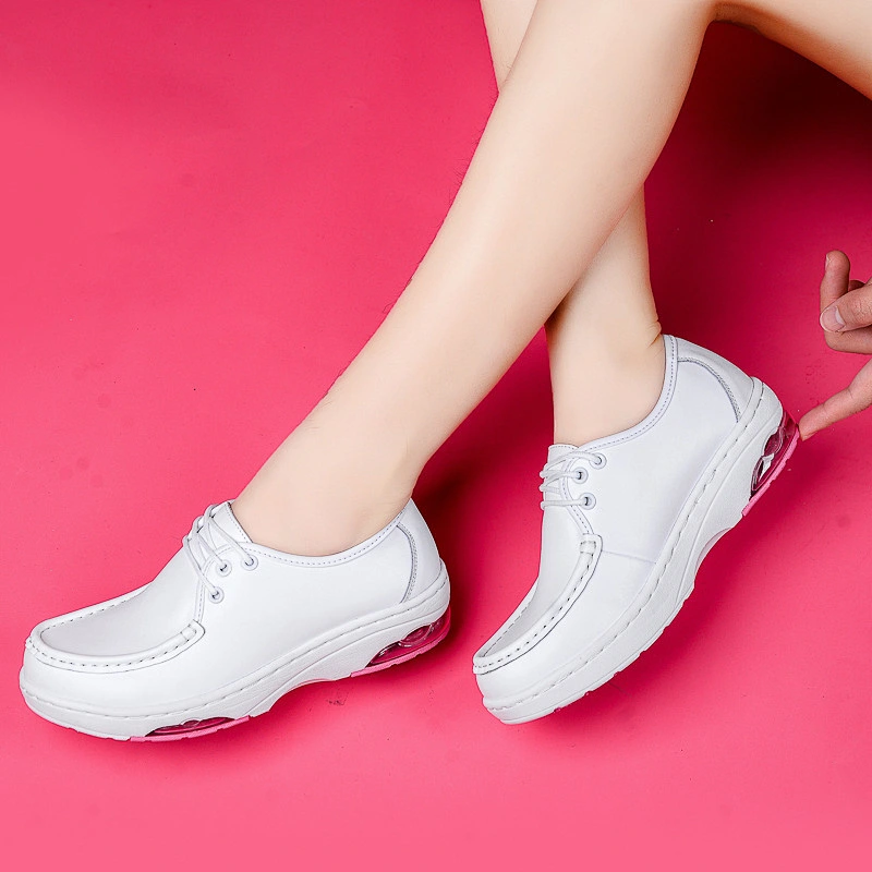 Women walking  Anti Slip White nursing medical Nursing Shoes