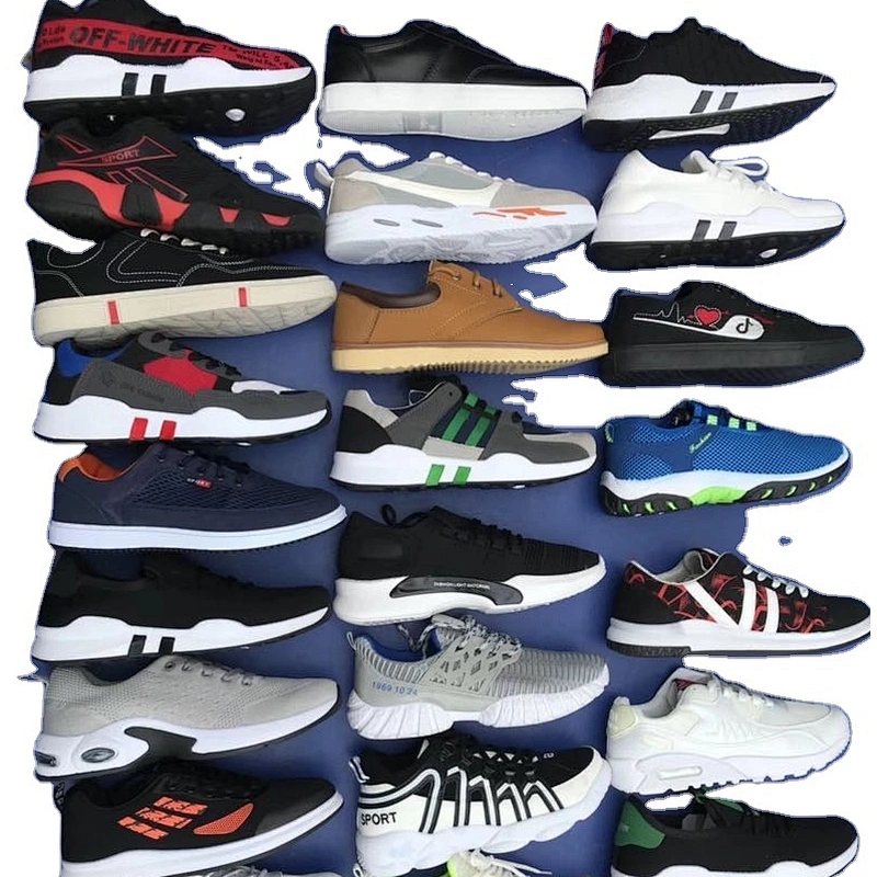 Mix design men sport shoes running shoes athletic shoes sneakers stock