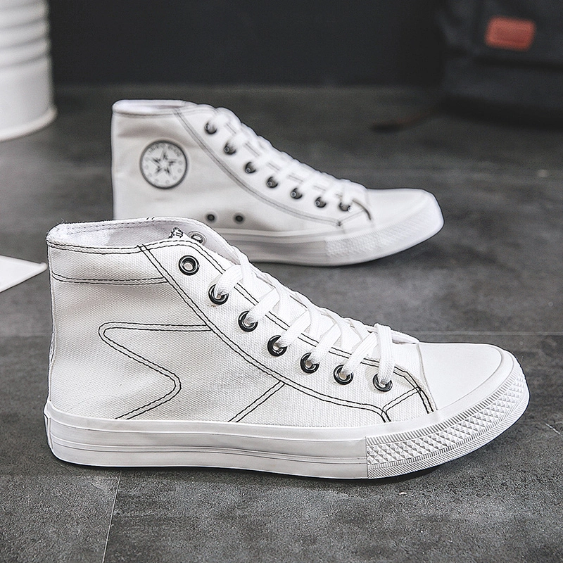 Men canvas walking style shoes sport men's casual shoes other trendy canvas shoes