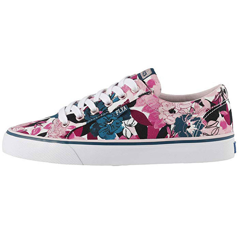 Hot sale  custom ladies vulcanized casual canvas shoes women walking style sneakers