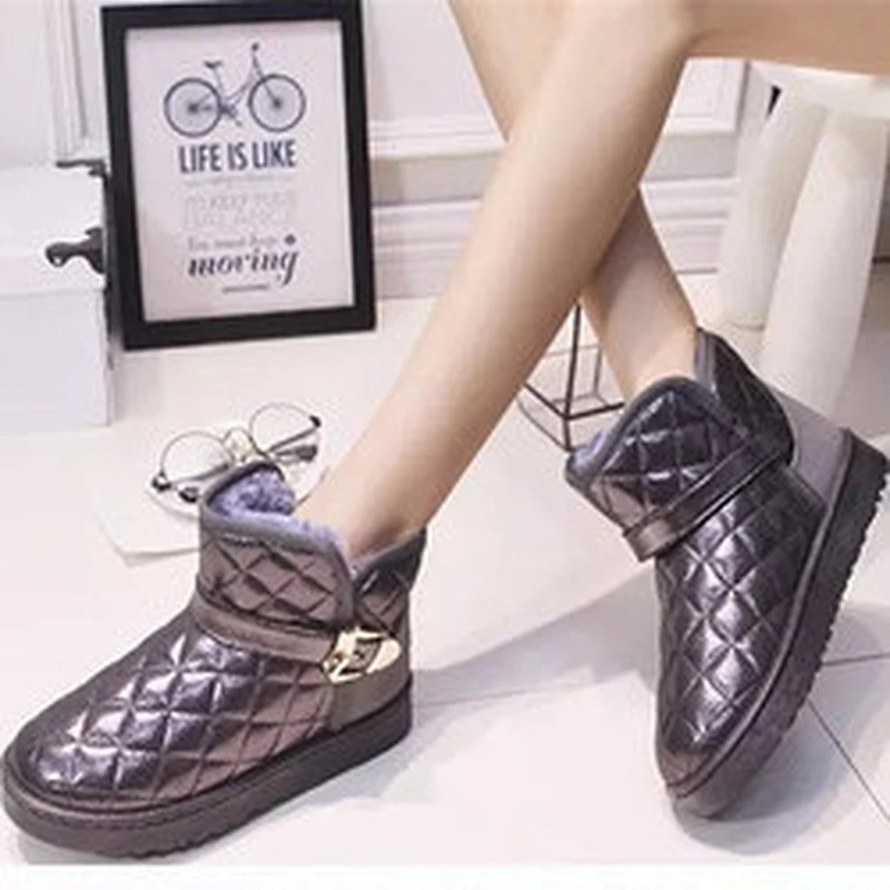 Winter Shoes Ladies Short Ankle Boot Women Warm Snow Boots