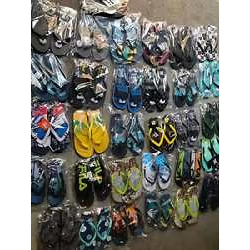 Mix style cheap adults beach slippers shoes stock flip flops stock shoe