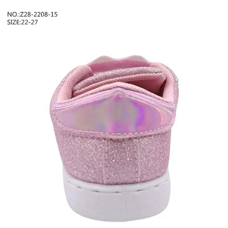 New Fashion Children custom Casual flat Shoes Magic Tape Sports School board Shoes