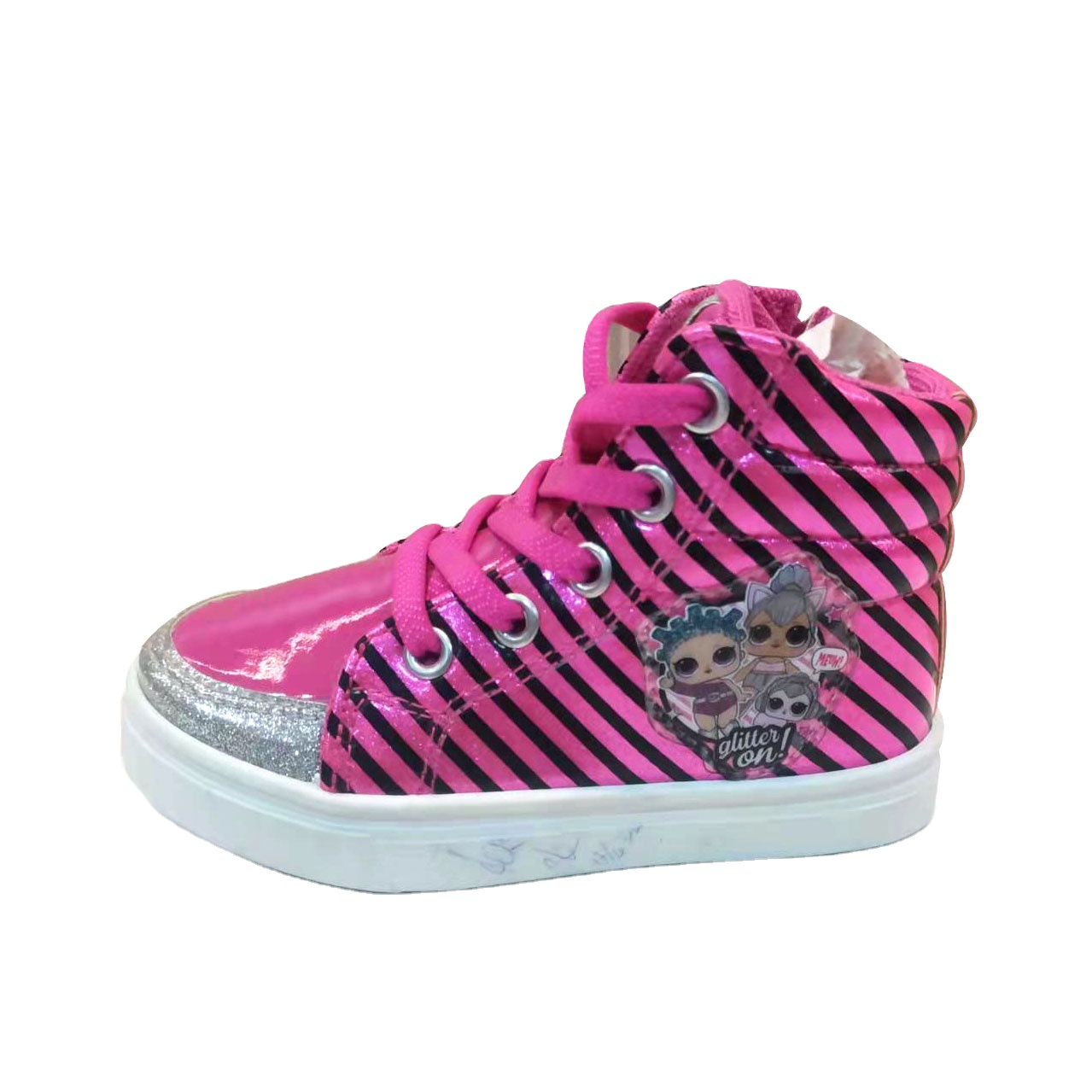 New Injection Custom Children Canvas Shoes High Top Kids Sneakers Casual Shoes