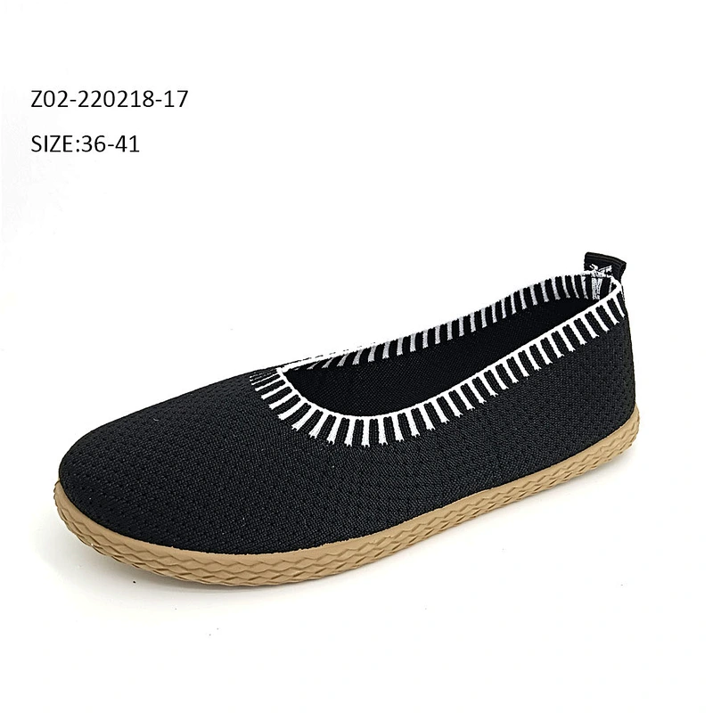 Factory sale Custom injection ladies loafers walking shoes Women flat Casual Shoes