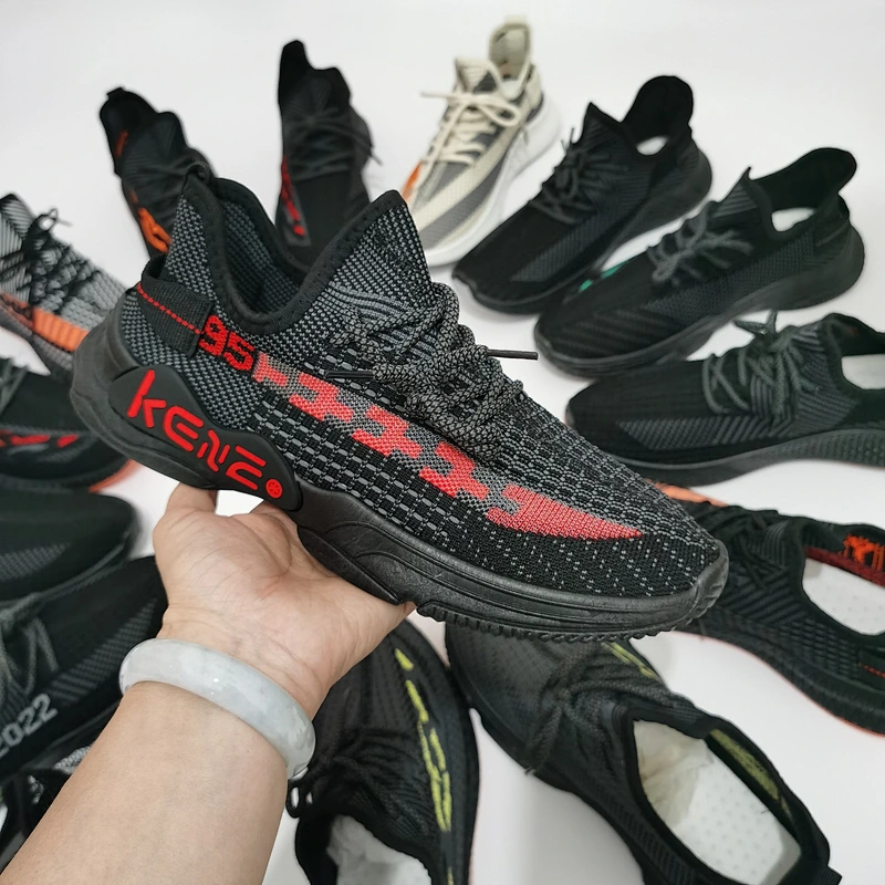 New breathable summer sneakers trend running men stock sneakers casual shoes stock